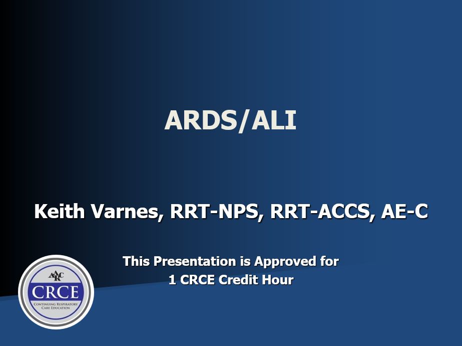 ARDS/ALI
