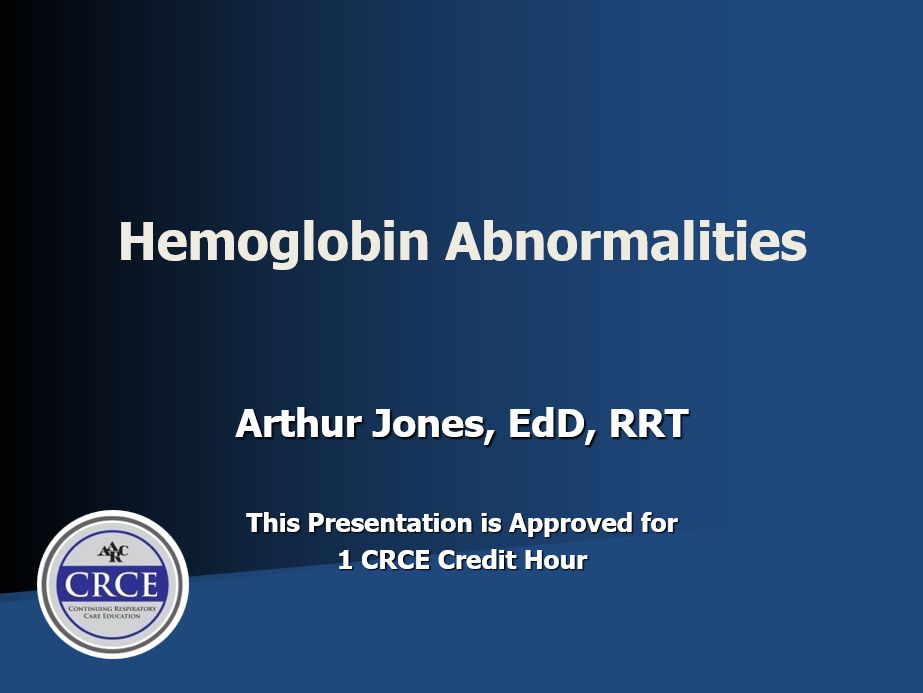 Hemoglobin Abnormalities