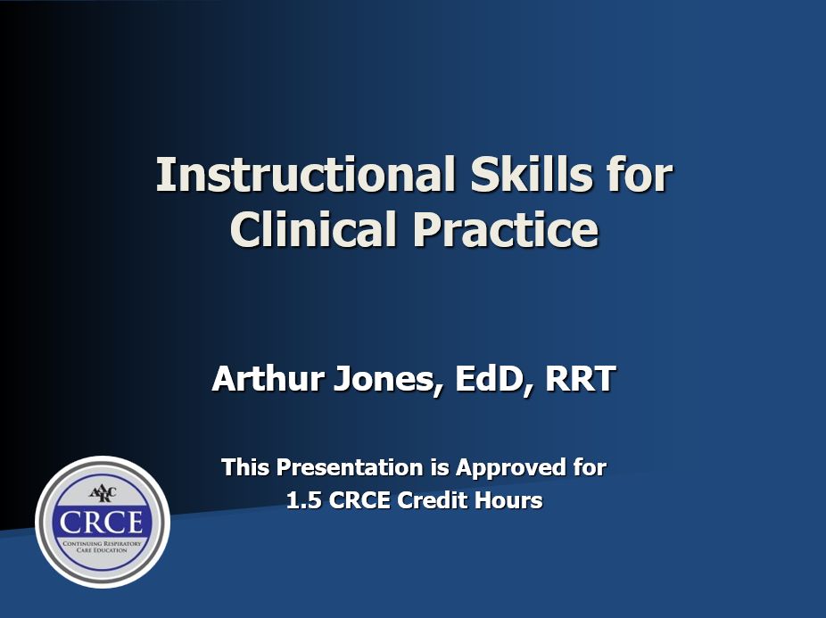Instructional Skills for Clinical Practice