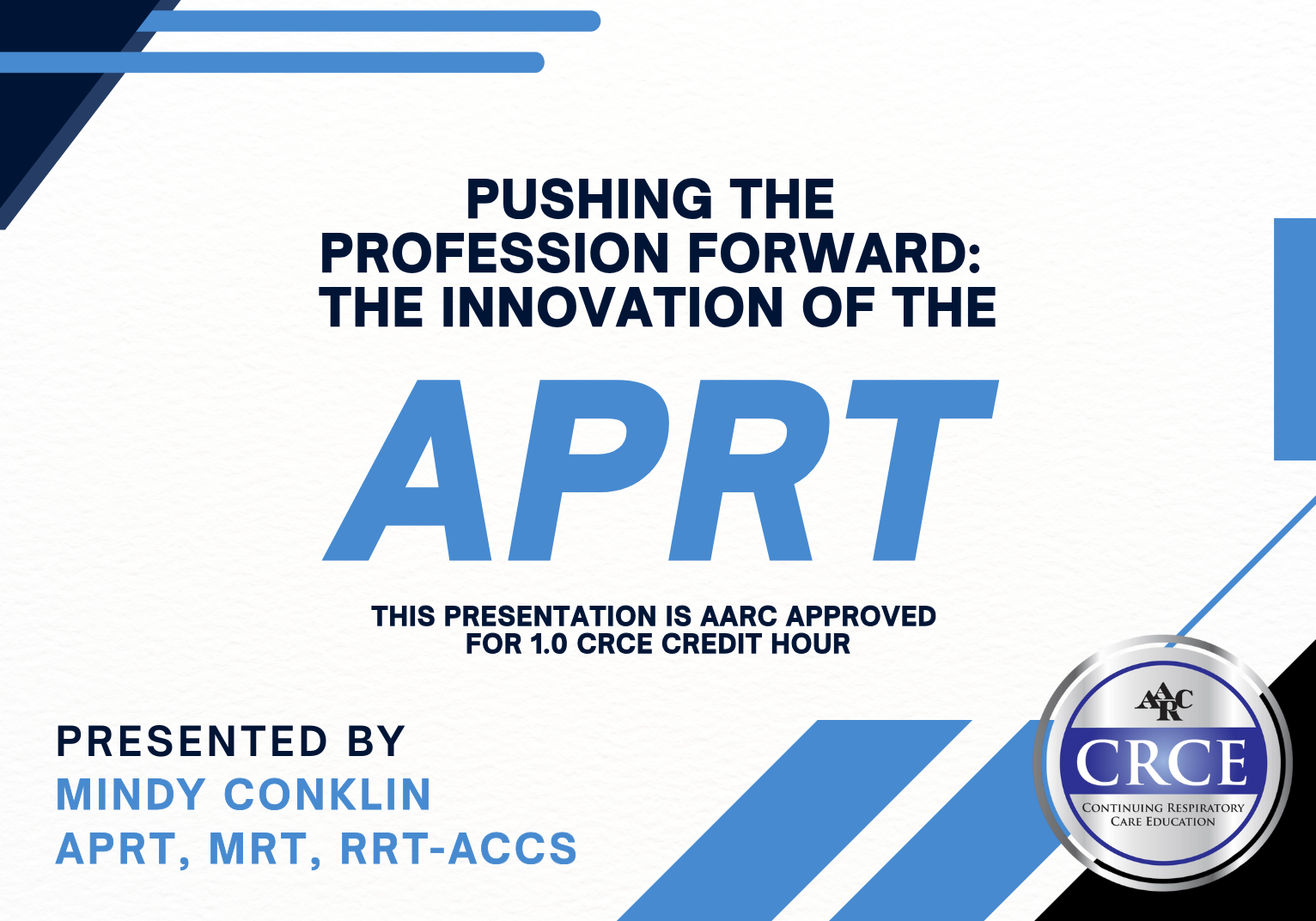 Pushing the Profession Forward: The Innovation of the APRT Live Broadcast
