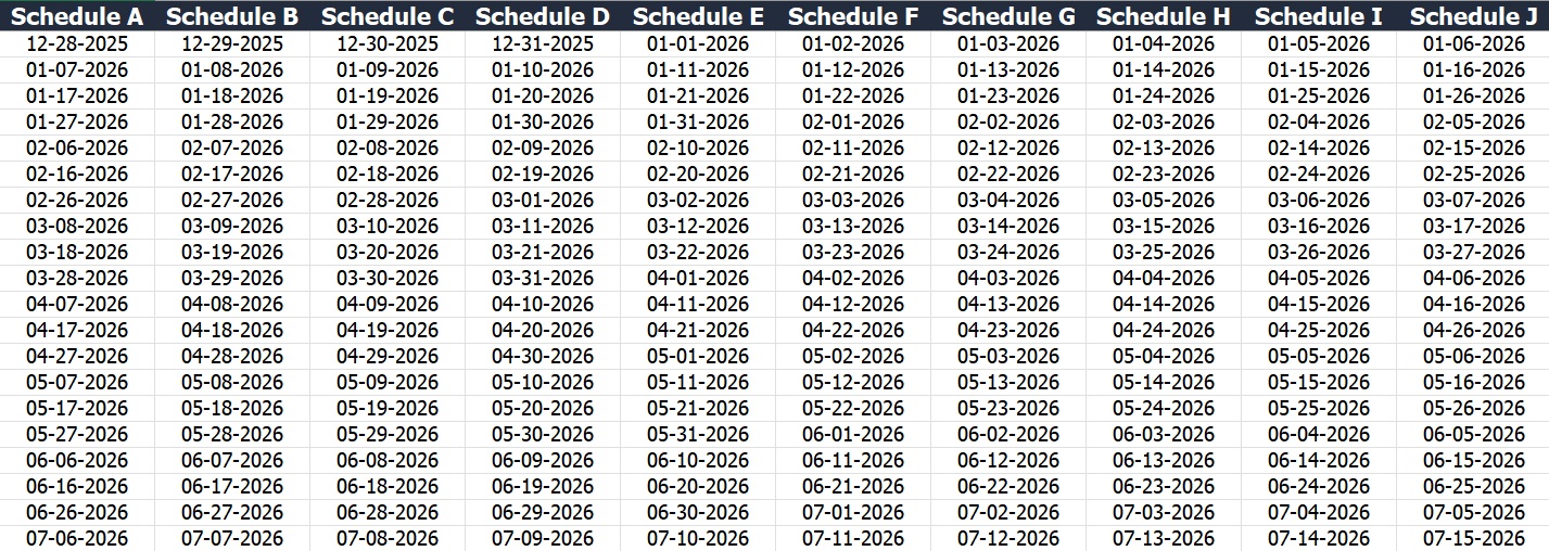 Schedule Dates-19